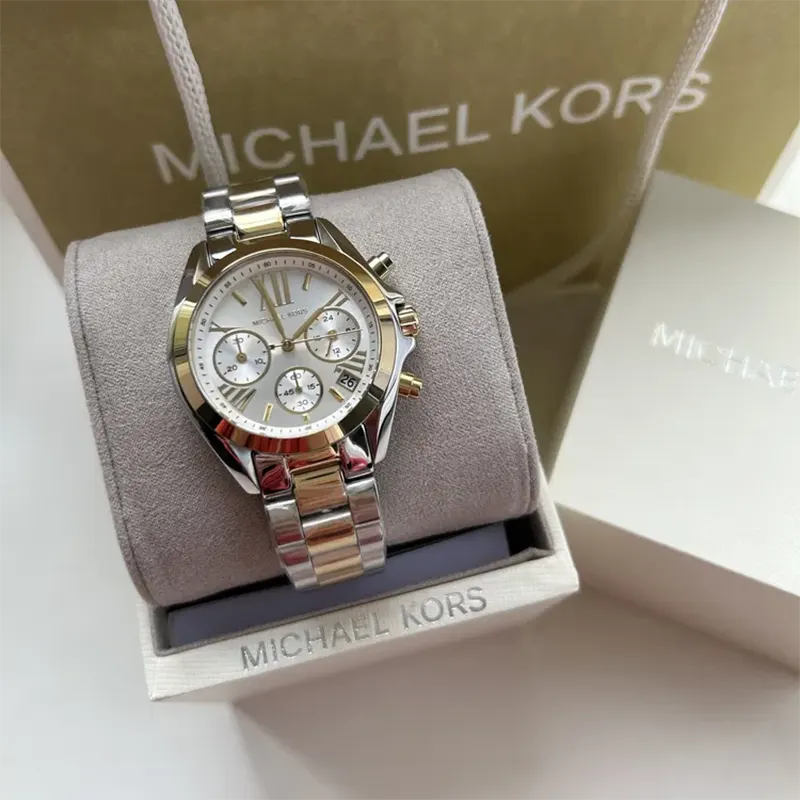Michael Kors Mini Bradshaw Two-tone Fashion Ladies Watch- MK5974